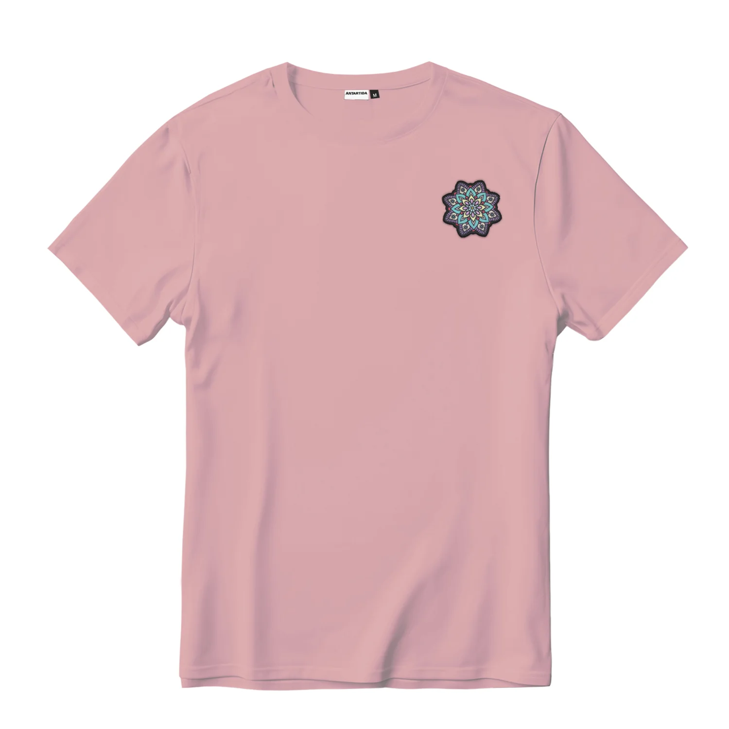 Camiseta rosa mandala antartida