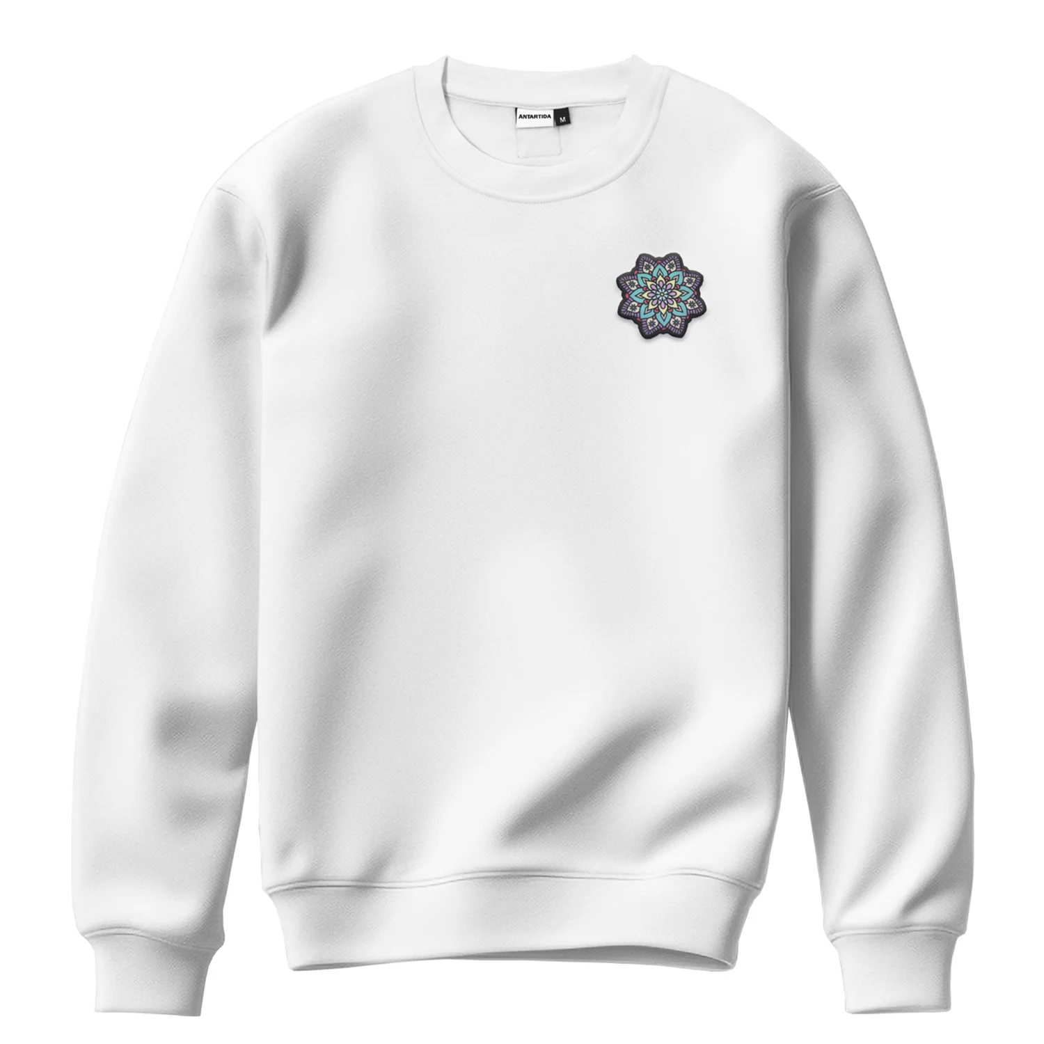 Sudadera blanca mandala antartida